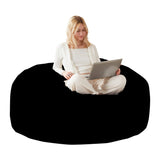4FT Medium Bean Bag Sofa Chair - Soft Lounger for Reading & Relaxing