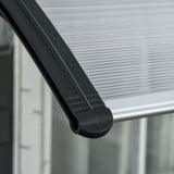 Front Door Canopy, 303 x 96cm Rain Shelter, Clear