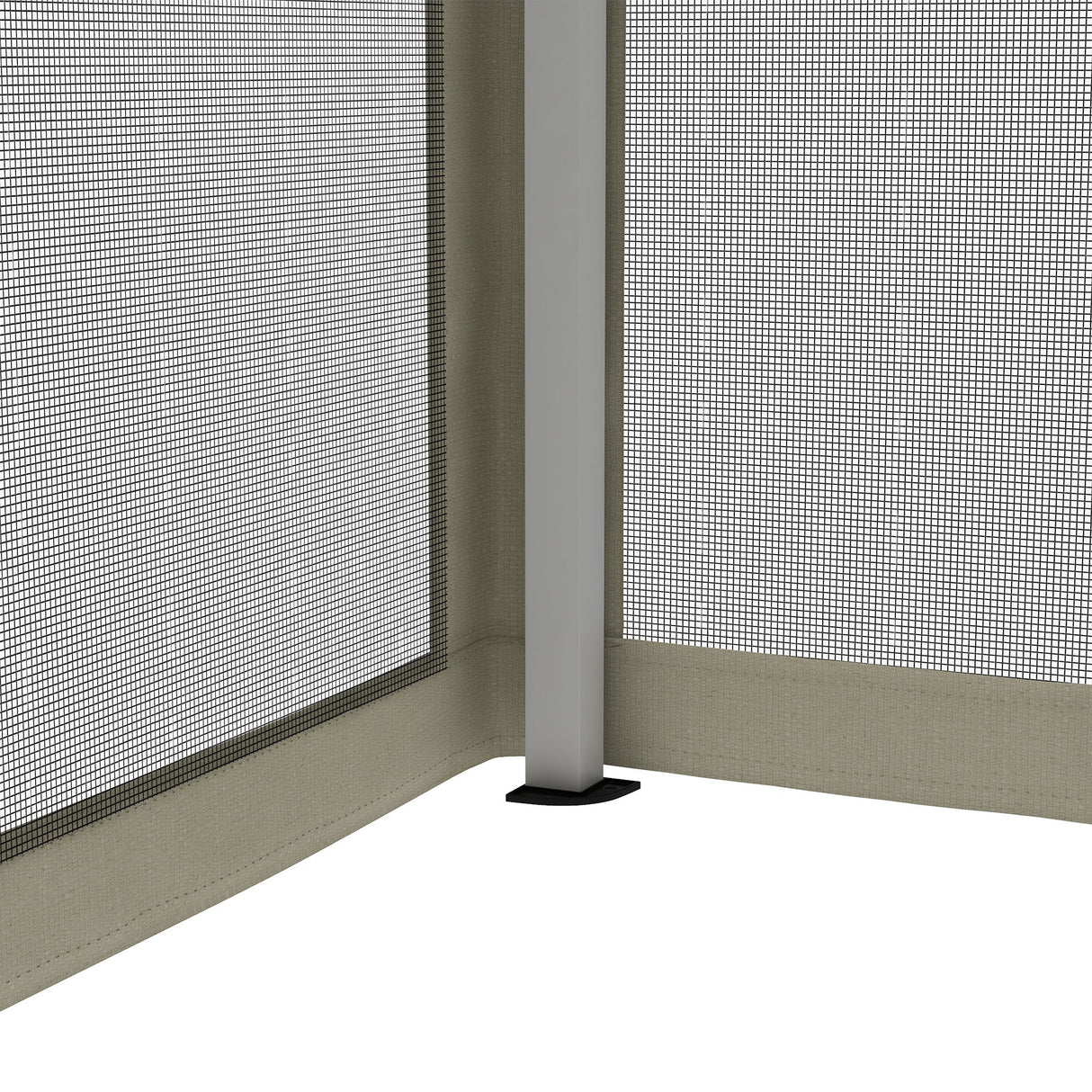 Pop Up Gazebo with 4 Mesh Sides, Carry Bag, Adjustable Height - 3x3m