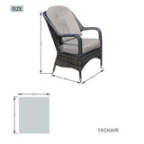 Parma Outdoor Rattan Chairs Set of 2 - PAC-009-KD