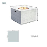 Stylish Square Outdoor Fire Pit Table - PAG-2140