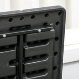 Garden Storage Box, 336 Litre Water-resistant Heavy Duty Double Wall, Black