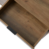 Sideboard Cabinet with 6 Drawers - Dark Oak Storage Unit