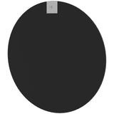 Decorative Wall Mirror 61cm Round Modern for Bedroom Living Room Bathroom, Black