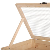 Hamster Cage, Large 4 Layers with Tall Bottom & Storage Shelf, Wooden