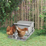 Automatic Chicken Poultry Feeder 11.5KG Rat Proof Treadle Self Opening, Galvanized Steel and Aluminium