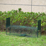 Two-Door Live Trap for Small Animals, Rat and Mice - Dark Green