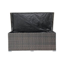 Rattan Garden Storage Box - Medium Outdoor Patio Storage Chest