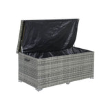 Rattan Garden Storage Box - Medium Outdoor Patio Storage Chest