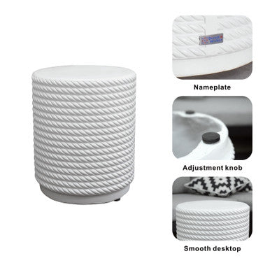 White Waterproof Outdoor Side Table - PAT-2462ST