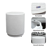 White Waterproof Outdoor Side Table - PAT-2462ST