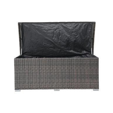 Medium Outdoor Rectangular Woven Rattan Storage Box - PA-3256M