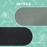 Raised Dog Bed Waterproof Elevated Pet Cot UV Protection Canopy, Grey