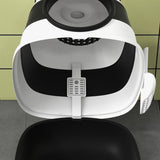 Foldable Cat Litter Tray - Lid, Deodorant, Scoop, Black