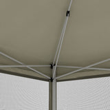 Pop Up Gazebo with 4 Mesh Sides, Carry Bag, Adjustable Height - 3x3m