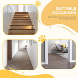 Pressure Fit Dog Stair Gate, Auto Close Adjustable 74-100cm, Black