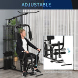 Multifunction Home Gym System Weight Training Workout Station, Metal
