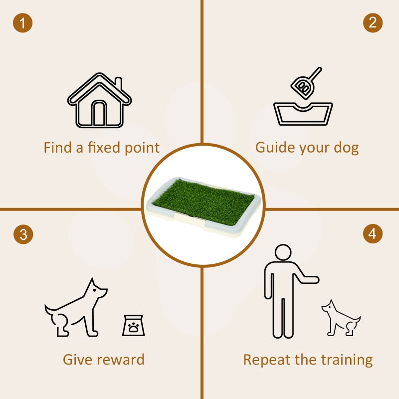Puppy Training Pad, Indoor Portable, Artificial Grass, 63 x 48.5cm
