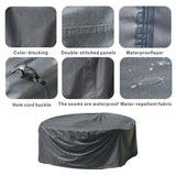 Waterproof Round Outdoor Furniture Cover RC-28R – Heavy Duty, All-Season Protection (Ø235 × 70 cm)