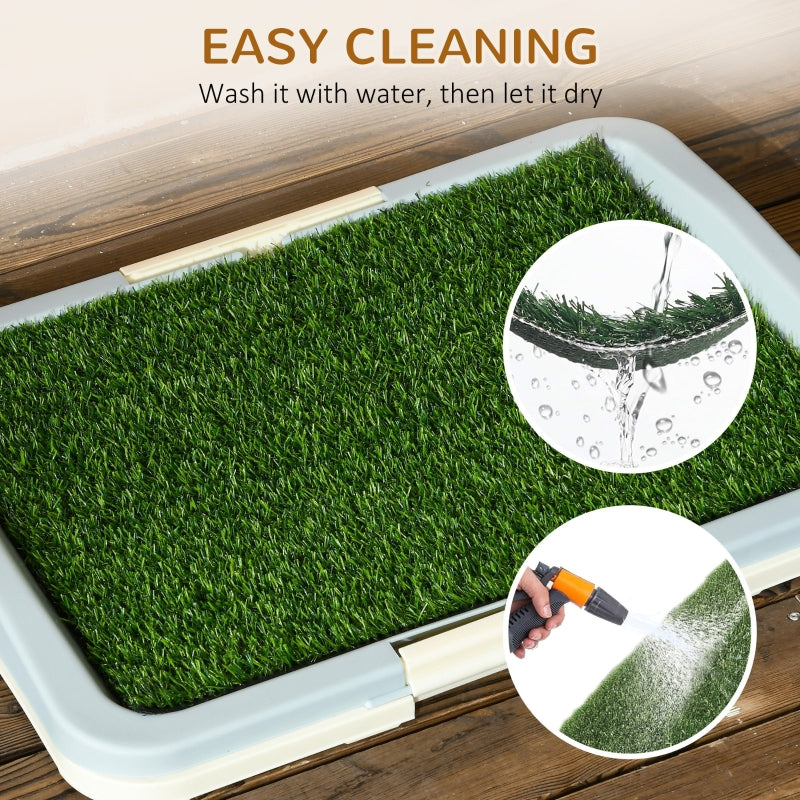 Puppy Training Pad, Indoor Portable, Artificial Grass, 63 x 48.5cm