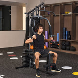 Multifunction Home Gym Machine with 45kg Weight Stacks for Strength Training