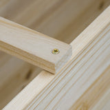 3 Tier Raised Garden Bed 376L Elevated Planter with 9 Grow Grids Fir Wood