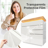 Chest of Drawers, High-Gloss Sideboard Cabinet with 2 Doors & 3 Drawers, RGB LED Storage, Multi-purpose, White