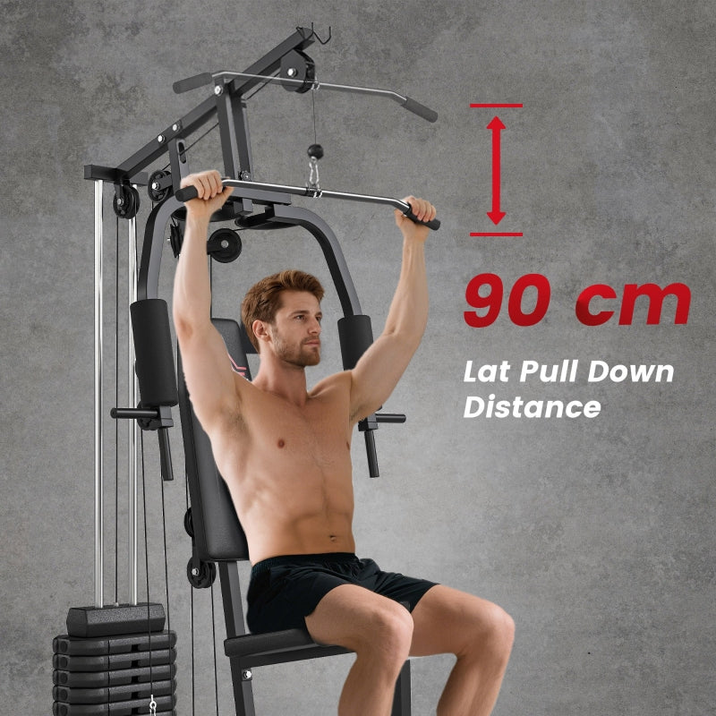 Multifunction Home Gym Machine with 45kg Weight Stacks for Strength Training