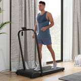 SPORTNOW Walking Pad, 2.5HP 1-6km/h Folding Treadmill with Remote Control and LED Display, Blue