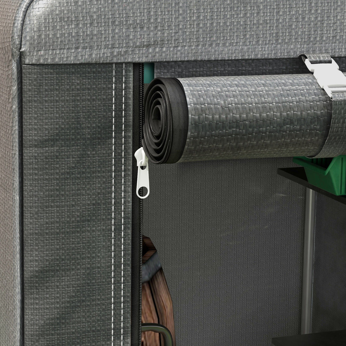 Temporary Garden Shed 179 x 120cm, Dark Grey