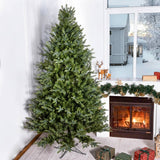 Realistic PE & PVC Artificial Christmas Tree - Full Mixed-Foliage Xmas Tree for a Lush Festive Look, 7ft/8ft/9ft