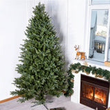 Realistic PE & PVC Artificial Christmas Tree - Full Mixed-Foliage Xmas Tree for a Lush Festive Look, 7ft/8ft/9ft