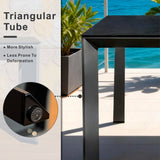 ARVE 160cm Aluminum Dining Table