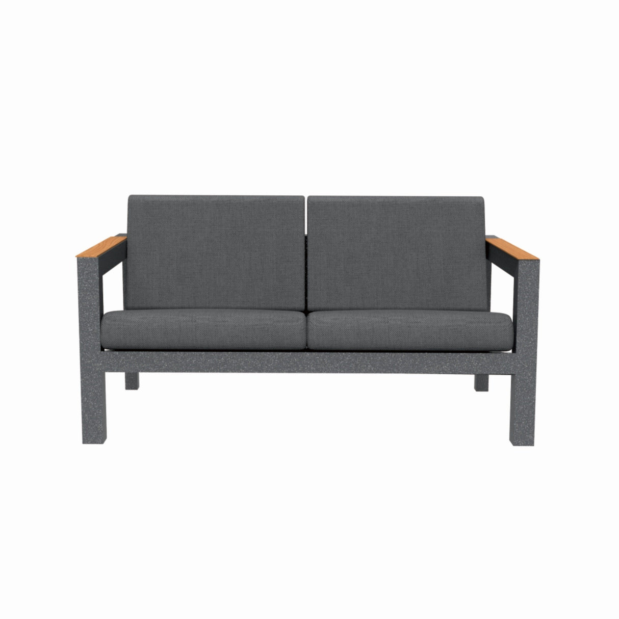 ARVE 2-Seater Outdoor Sofa – Modern Aluminium Garden Sofa · Premium Comfort