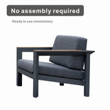 ARVE 7-Seater Modern Aluminium Outdoor Sofa Set - 5 Pieces