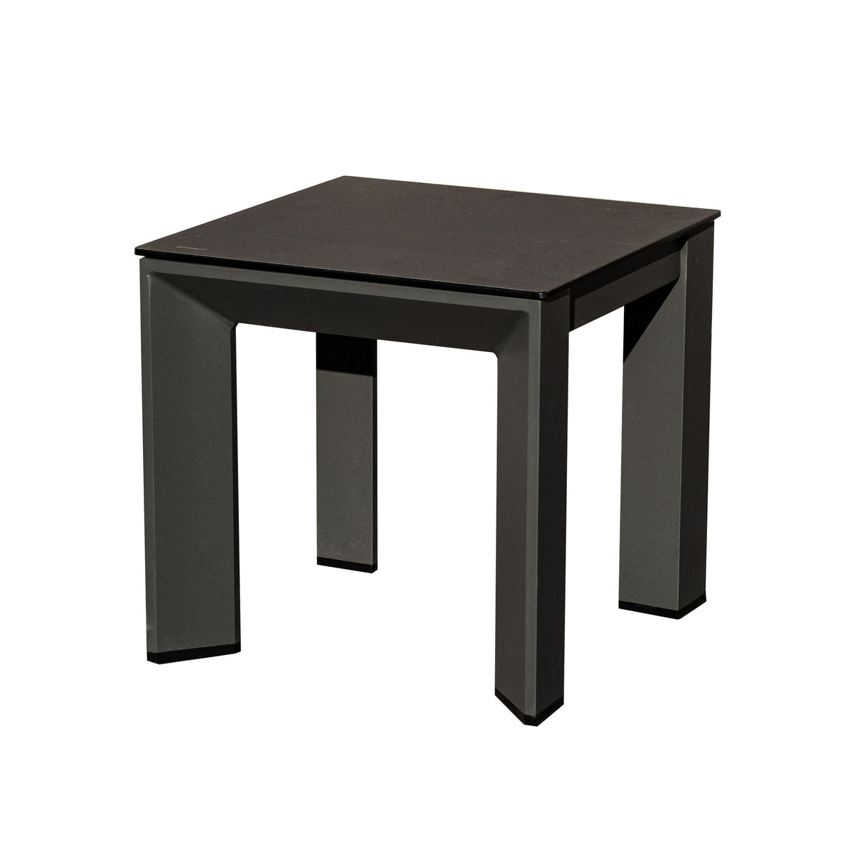 ARVE Aluminum Side Table (Ceramic Glass)