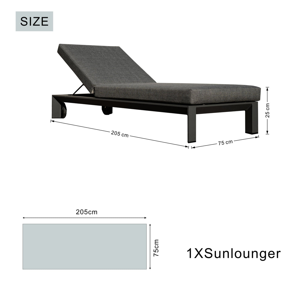 ARVE Aluminum Sun Lounger