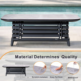AUREL 7-Seater Aluminium Outdoor Sofa Set - 5 Pieces