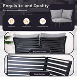 AUREL Aluminium Modular Corner Sofa