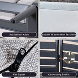 AUREL Aluminium Modular Corner Sofa
