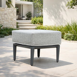 AUREL Aluminium Square Ottoman
