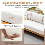 CAVEN Solid Wood Outdoor 3-Seater Sofa