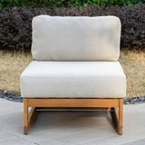 CAVEN Modular 5-Seater Solid Wood Garden Sofa Set - 4-Piece Outdoor Lounge Set
