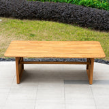 CAVEN Solid Wood Outdoor Dining Table - 2.2m