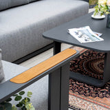 VAREL 4-Piece Sofa Set with TALARA Coffee Table (2 Armchairs + 3-Seater)