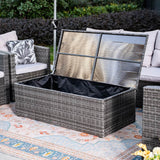 7-Seater Outdoor Sofa Set with Storage Box - PAS-1503-GR