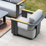 VAREL 4-Piece Sofa Set with TALARA Coffee Table (2 Armchairs + 2-Seater)