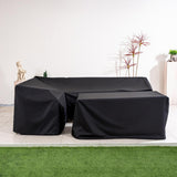 Waterproof Outdoor Furniture Cover Set RC-2021 – L-Shaped Sofa & Table, Heavy Duty, All-Season Protection