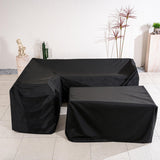 Waterproof Outdoor Furniture Cover Set RC-2021 – L-Shaped Sofa & Table, Heavy Duty, All-Season Protection