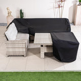 Waterproof Outdoor Furniture Cover Set RC-2021 – L-Shaped Sofa & Table, Heavy Duty, All-Season Protection